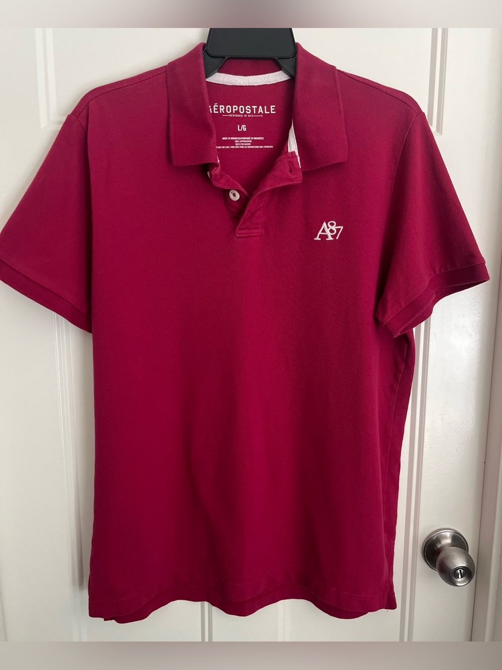 Aeropostale Aero A87 Men’s Polo, Sz L